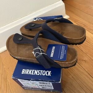 Birkenstock Dark Blue Thong Sandals